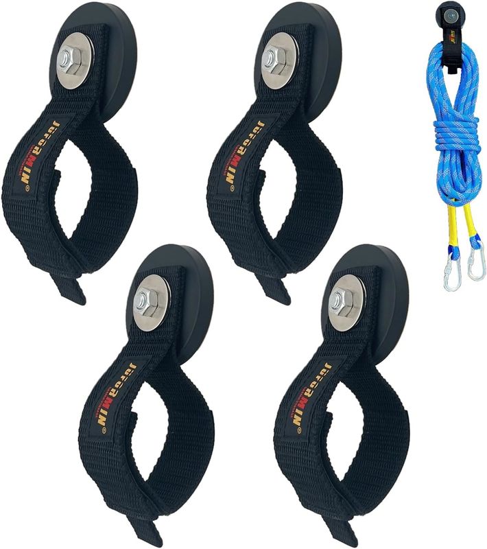 Porteur d'outil magnétique rétractable pour travaux lourds avec corde d'extension