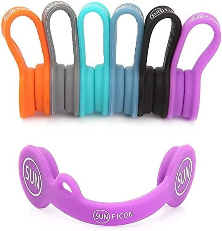6PCS organiseur de câble magnétique couleur porte-câbles pour écouteurs pour l'école de bureau à domicile