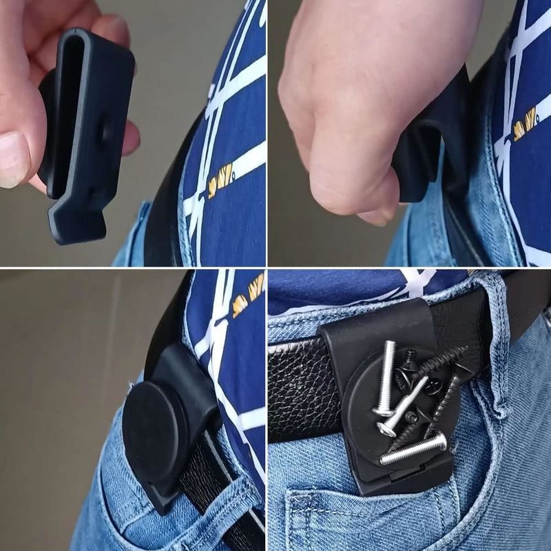Clip de ceinture magnétique OEM pour vis, clous, tournevis, accessoires métalliques