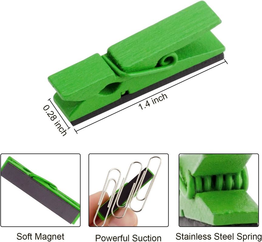 30pcs multi-couleurs clips magnétiques personnalisés pour tableau blanc de bureau de l'enseignement réfrigérateur