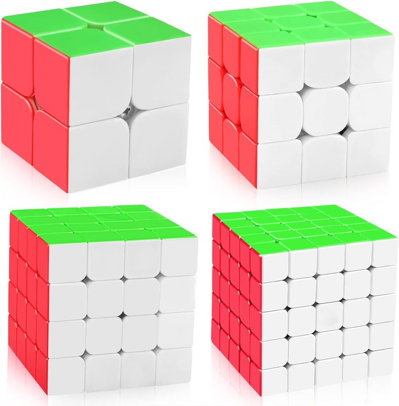 Rubik's Cube magnétique multicolore avec 2x2 3x3 4x4 5x5 série pour la collection actuelle