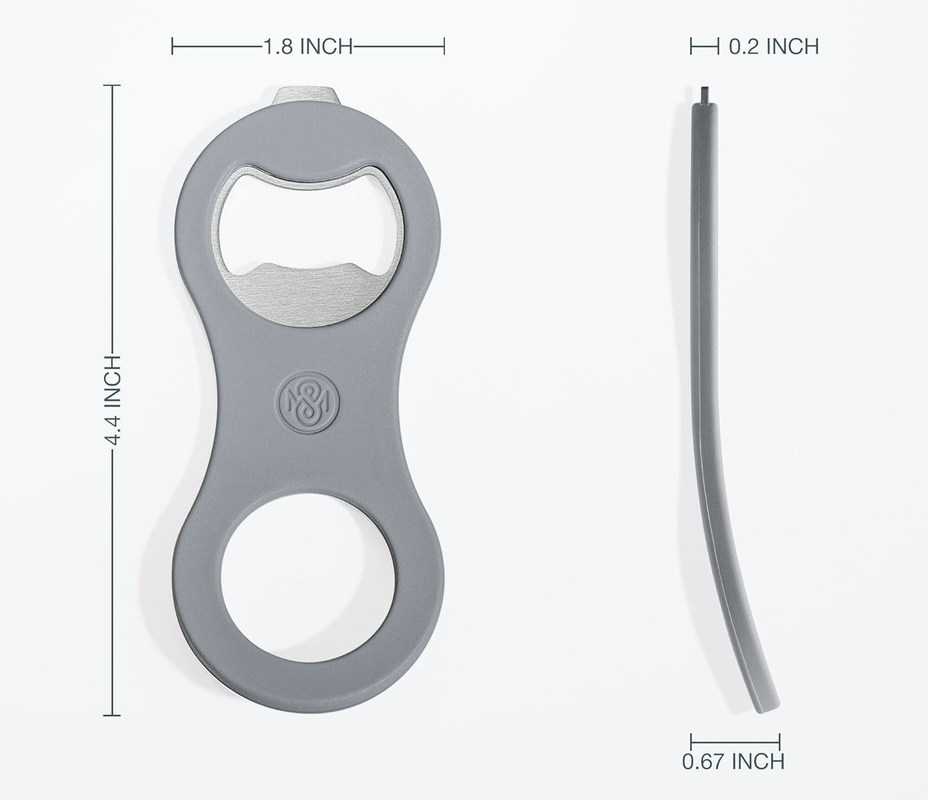 FDA 2 en 1 ouvre-bouteille magnétique pour réfrigérateur et camping-car avec capuchon