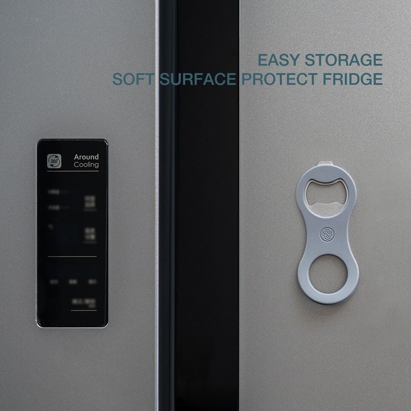 FDA 2 en 1 ouvre-bouteille magnétique pour réfrigérateur et camping-car avec capuchon