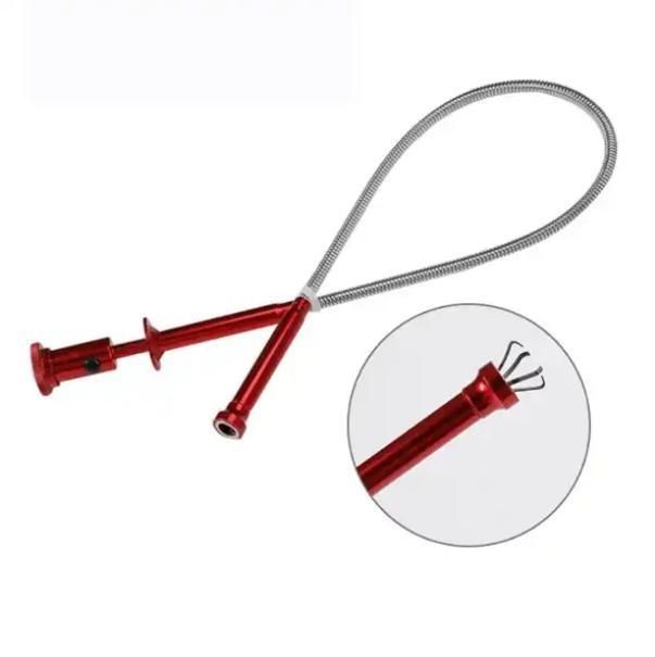 Acier inoxydable flexible à 2 pieds, magnétique, outil de récupération de griffes, lumière W/LED personnalisée pour plusieurs utilisations