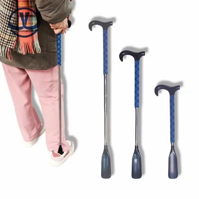 Corne de chaussure magnétique extensible à longue poignée corne de chaussure télécoscopique pliable pour personnes âgées hommes femmes et enfants pour chaussures et chaussures