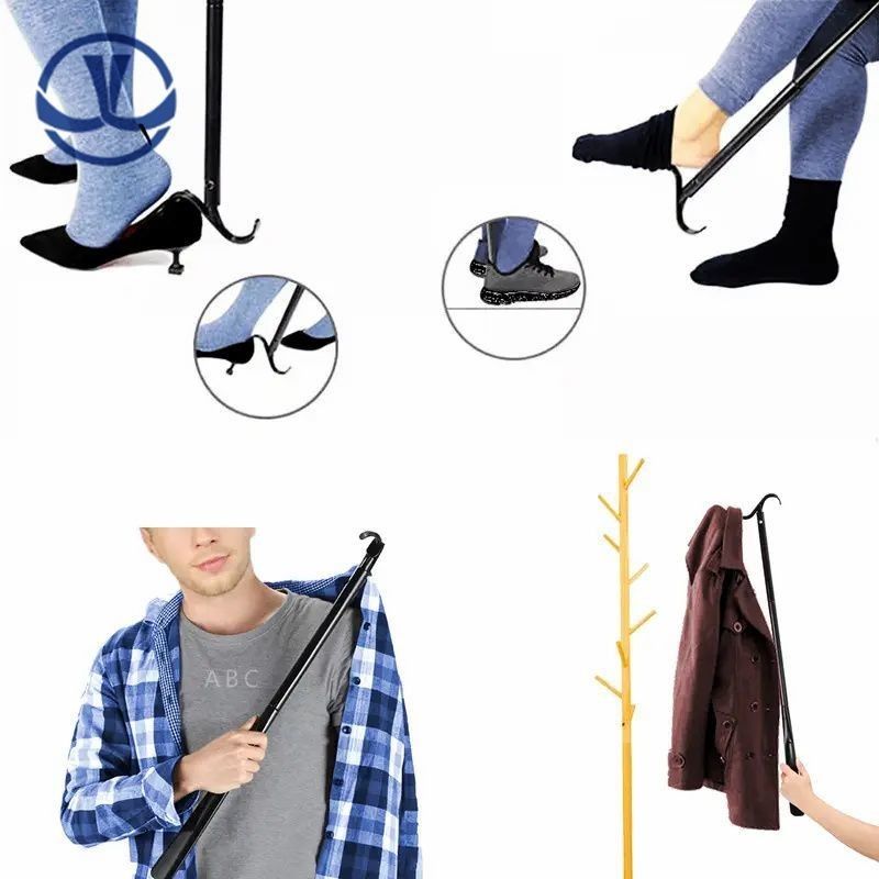 Corne de chaussure magnétique extensible à longue poignée corne de chaussure télécoscopique pliable pour personnes âgées hommes femmes et enfants pour chaussures et chaussures