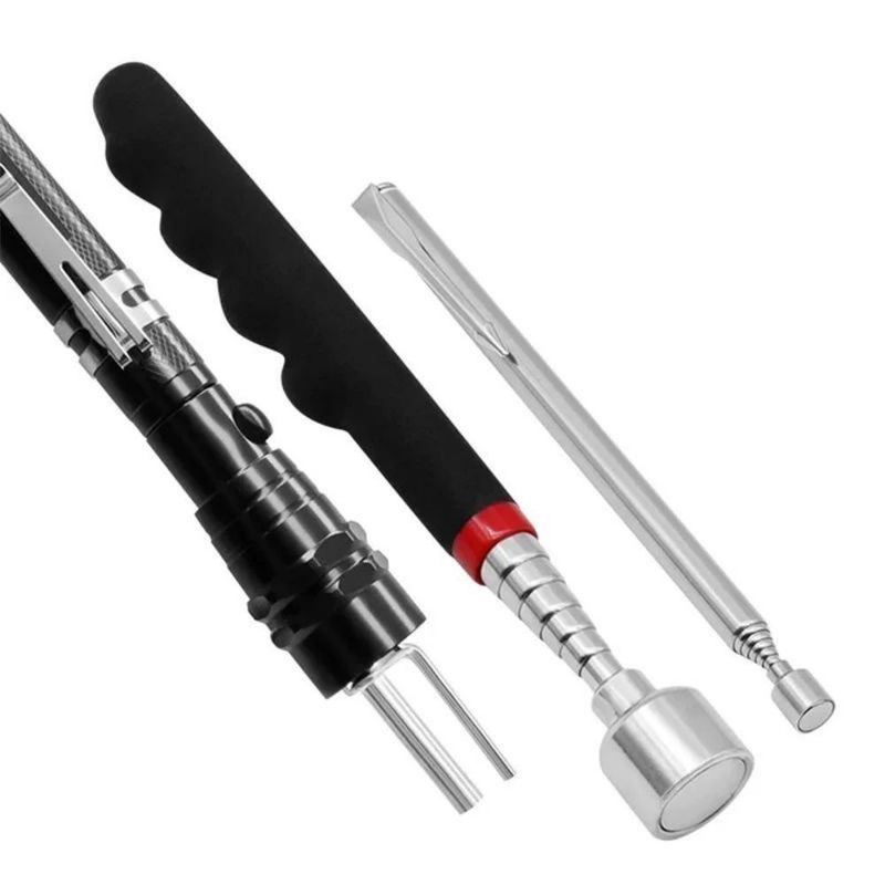 Outil de prise magnétique stylo extensible en acier inoxydable