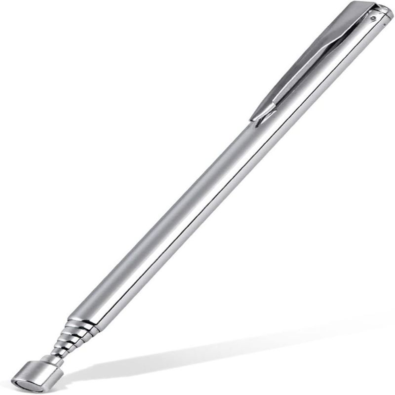 Outil de prise magnétique stylo extensible en acier inoxydable