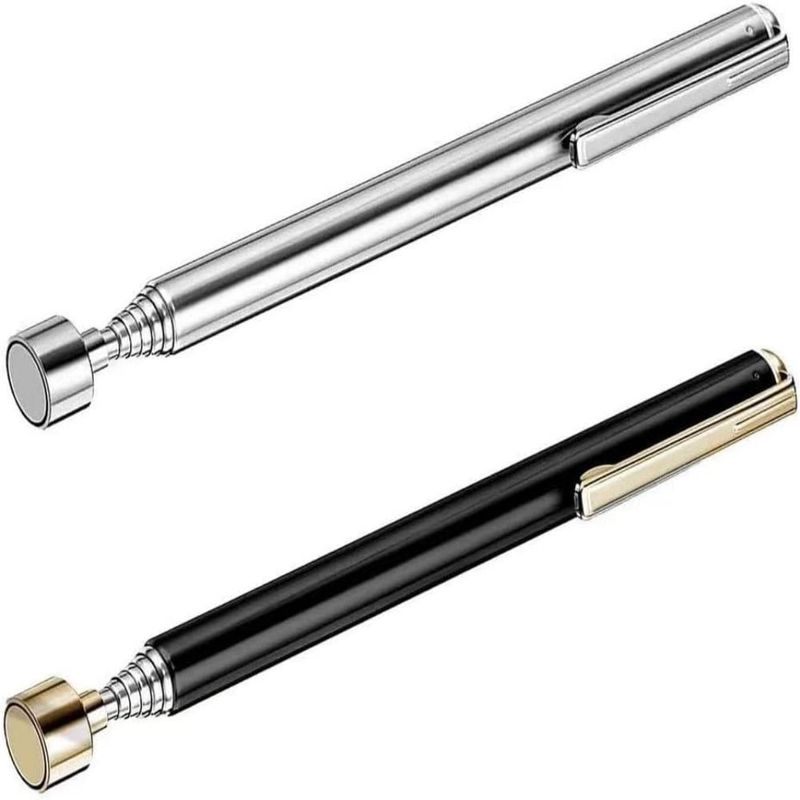 Outil de prise magnétique stylo extensible en acier inoxydable