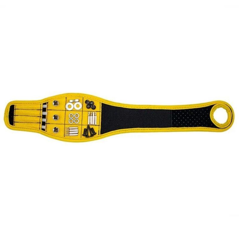 Bracelet magnétique avec sac à outils magnétique portable pour le stockage des outils