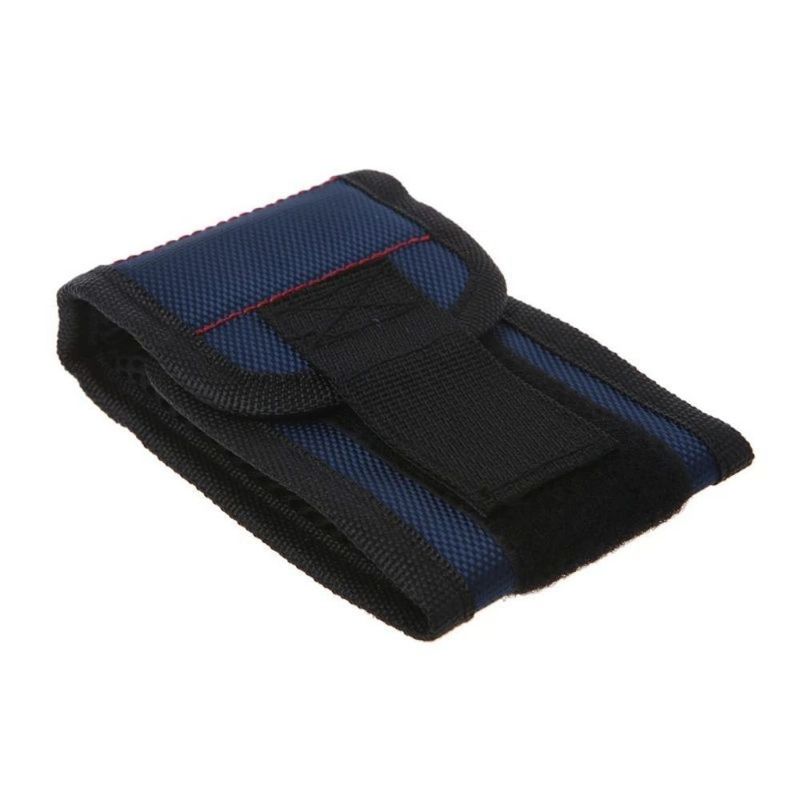 Sac à outils multifonctionnel en tissu de nylon bracelet magnétique porte-outils sac à outils électricien stockage