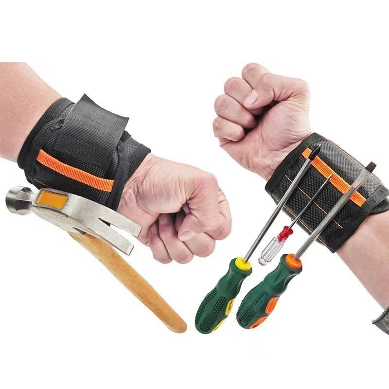 Camuflage bande magnétique de support du poignet aimants forts pour tenir des vis support de ceinture de bracelet de clous