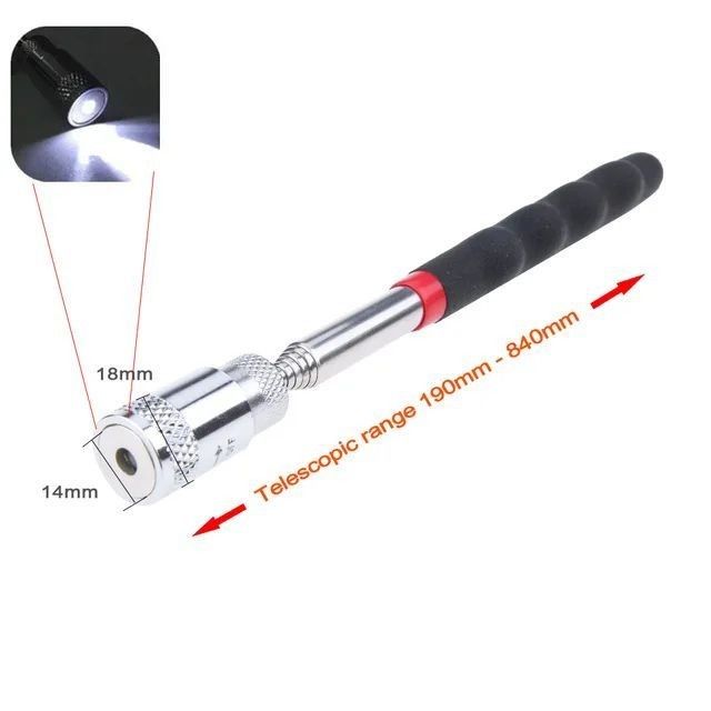 Penne magnétique télescopique portable outil pratique capacité pour ramasser le boulon de noix