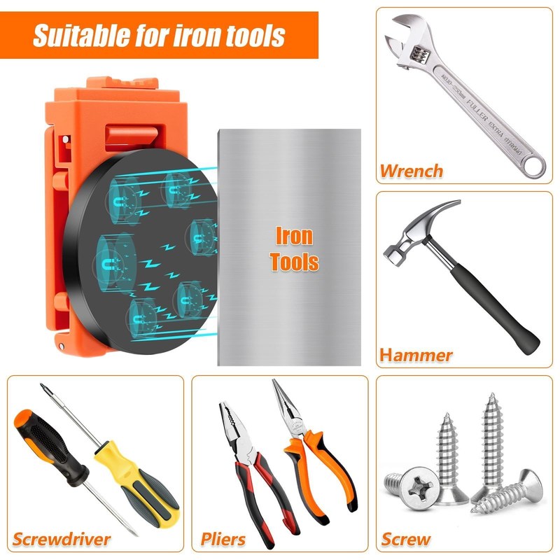 Garniture de ceinture magnétique, garniture de ceinture d'outil lourd, garniture de ceinture anti-dérapant, support d'outil magnétique