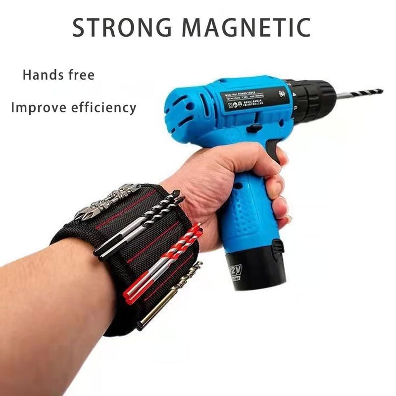 Bracelet magnétique pour tenir des vis, porte-câbles outils, appareils de refroidissement pour ranger des objets