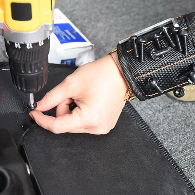 Bracelet magnétique pour tenir des vis, porte-câbles outils, appareils de refroidissement pour ranger des objets