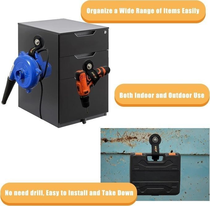 Porteur d'outil magnétique rétractable pour travaux lourds avec corde d'extension