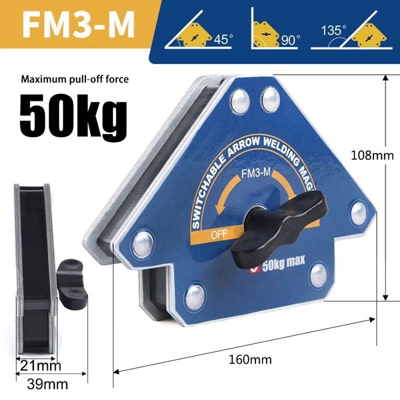 Maintien de soudage magnétique Soudeur d'angle flèche de soudage magnétique Positionneur de soudage Ferrite tenant outils de localisation auxiliaires