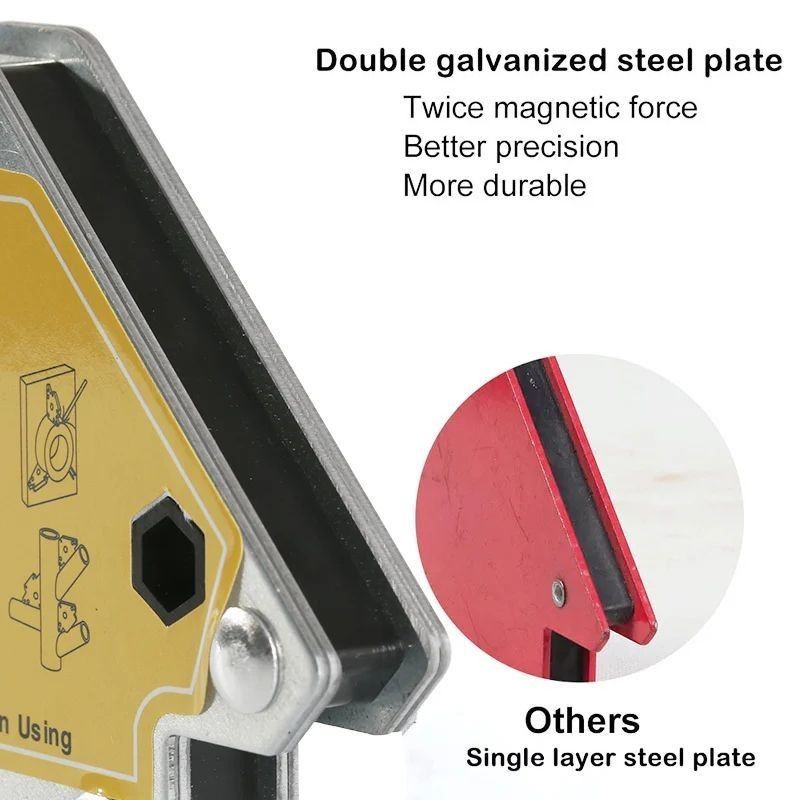 Magnéte de soudage commutable 3′′/4′′/5′′arrow Magnéte de soudage/ Ferrite Magnétique Porteur de soudage