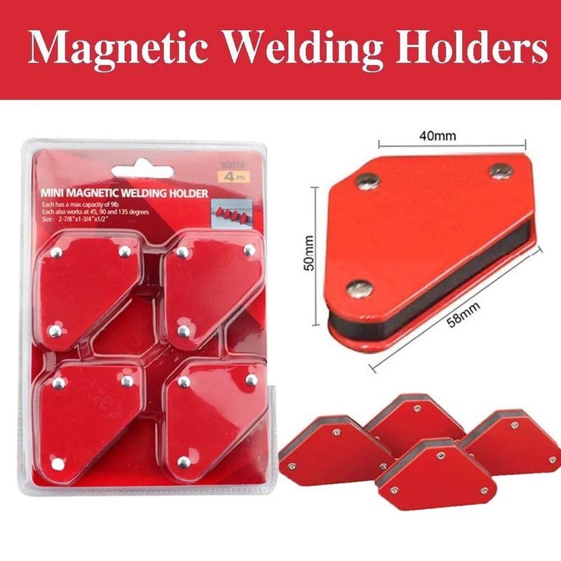 Détecteurs de soudage à double interrupteur 90° 55/110lbs Fixateur de soudage magnétique Ferrite Outils de localisation auxiliaires