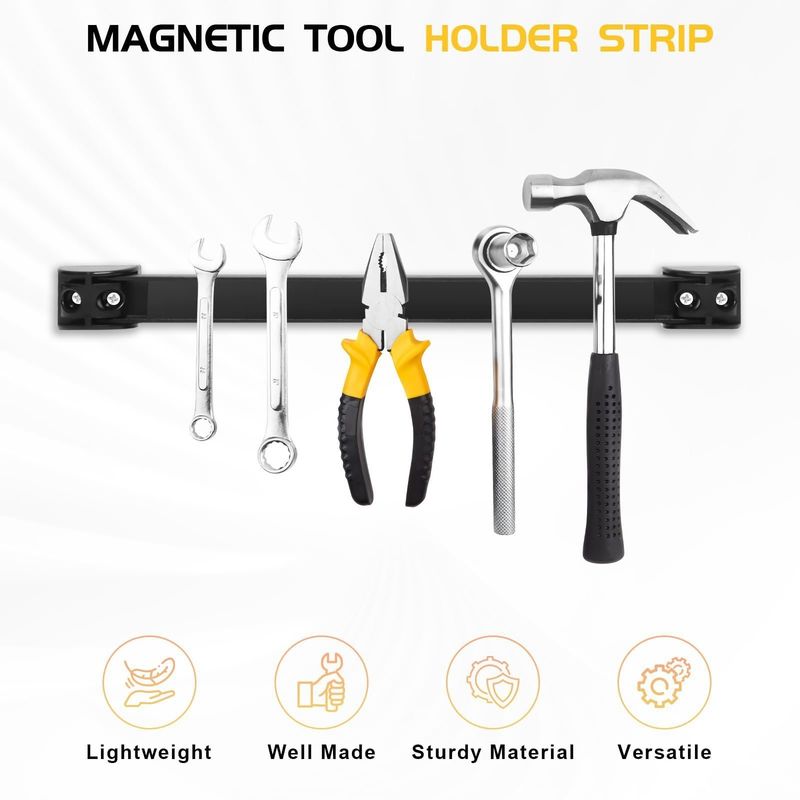 Tapeau magnétique pour outillage pour organisation d'outils de garage