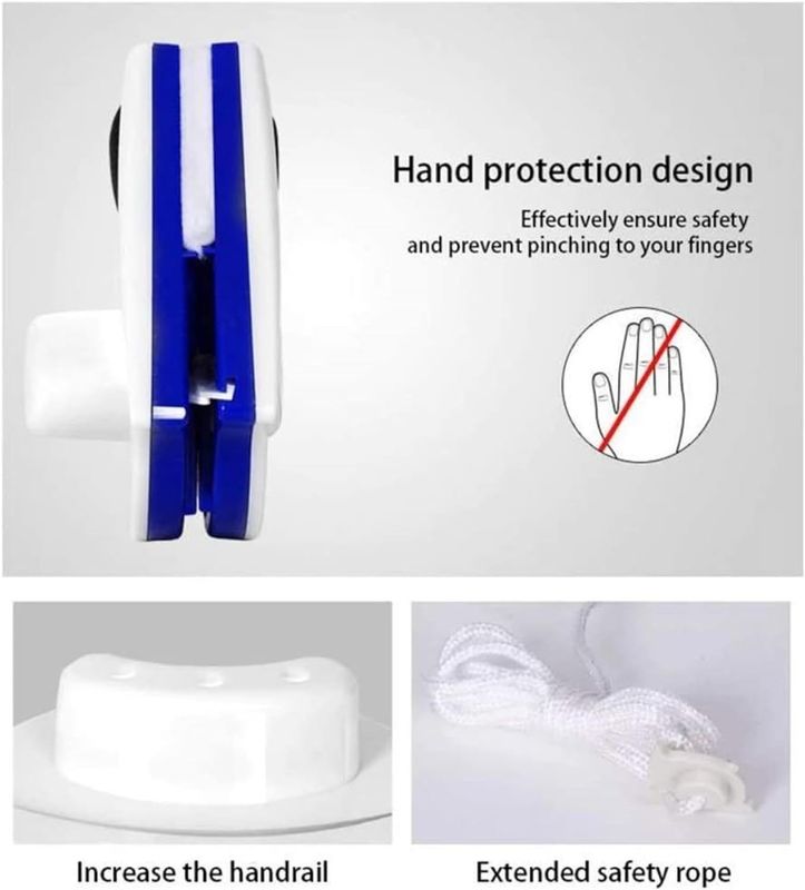 Nettoyeur de fenêtres magnétique extérieur, brosse à fenêtres double face Outils de nettoyage d'essuie-glace à vendre