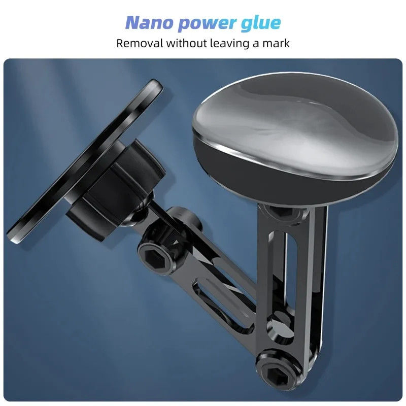 360° Rotation Mainteneur de téléphone pour voiture magnétique fort pour Magsafe Support téléphonique pliable Magnet d'aération Monture GPS Support pour téléphone 14 13