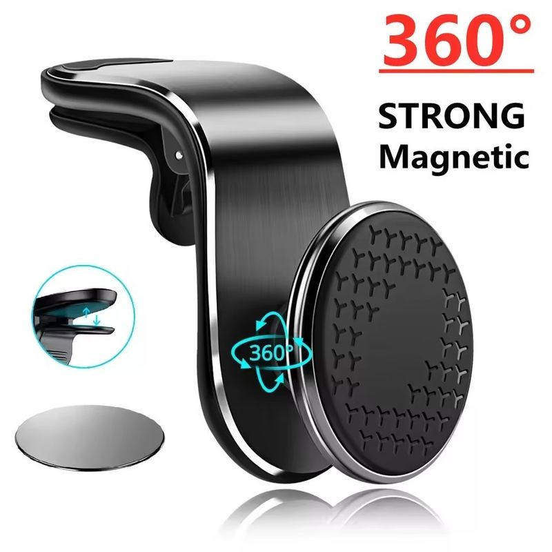 Maintien du téléphone magnétique pour voiture Maintien du magnétique de ventilation pour voiture Montage GPS Smartphone Appui mobile dans le support de voiture pour iPhone Xiaomi Samsun