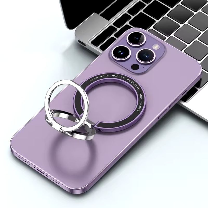 Porteur d'anneau magnétique pour téléphone portable Compatible avec l'iPhone 12 13 14 Série MagSafe