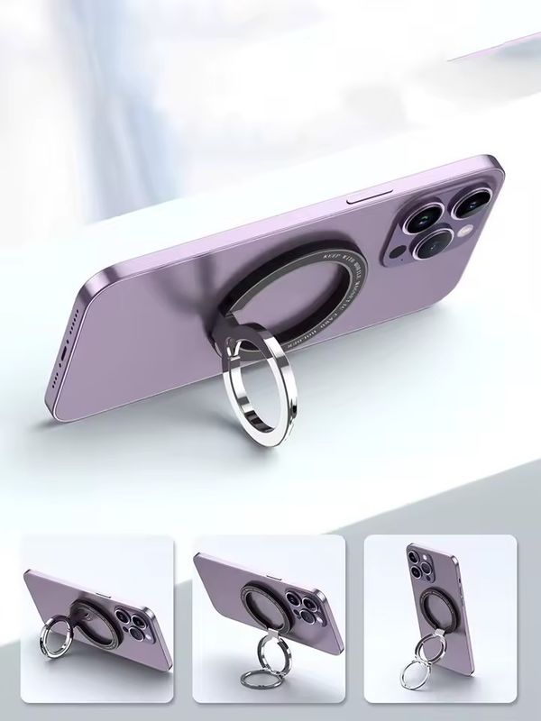 Porteur d'anneau magnétique pour téléphone portable Compatible avec l'iPhone 12 13 14 Série MagSafe